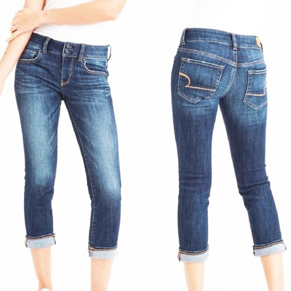 American Eagle Artist Stretch Crop Jeans